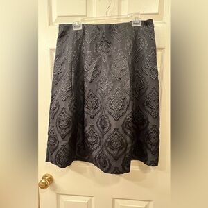 Elegant Black Pleated Skirt